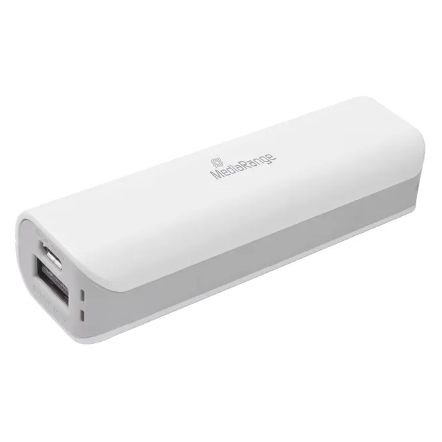 mediarange-powerbank-2-600mah-mobiles-ladeger-t-mit-usb-a-wei-grau image 1