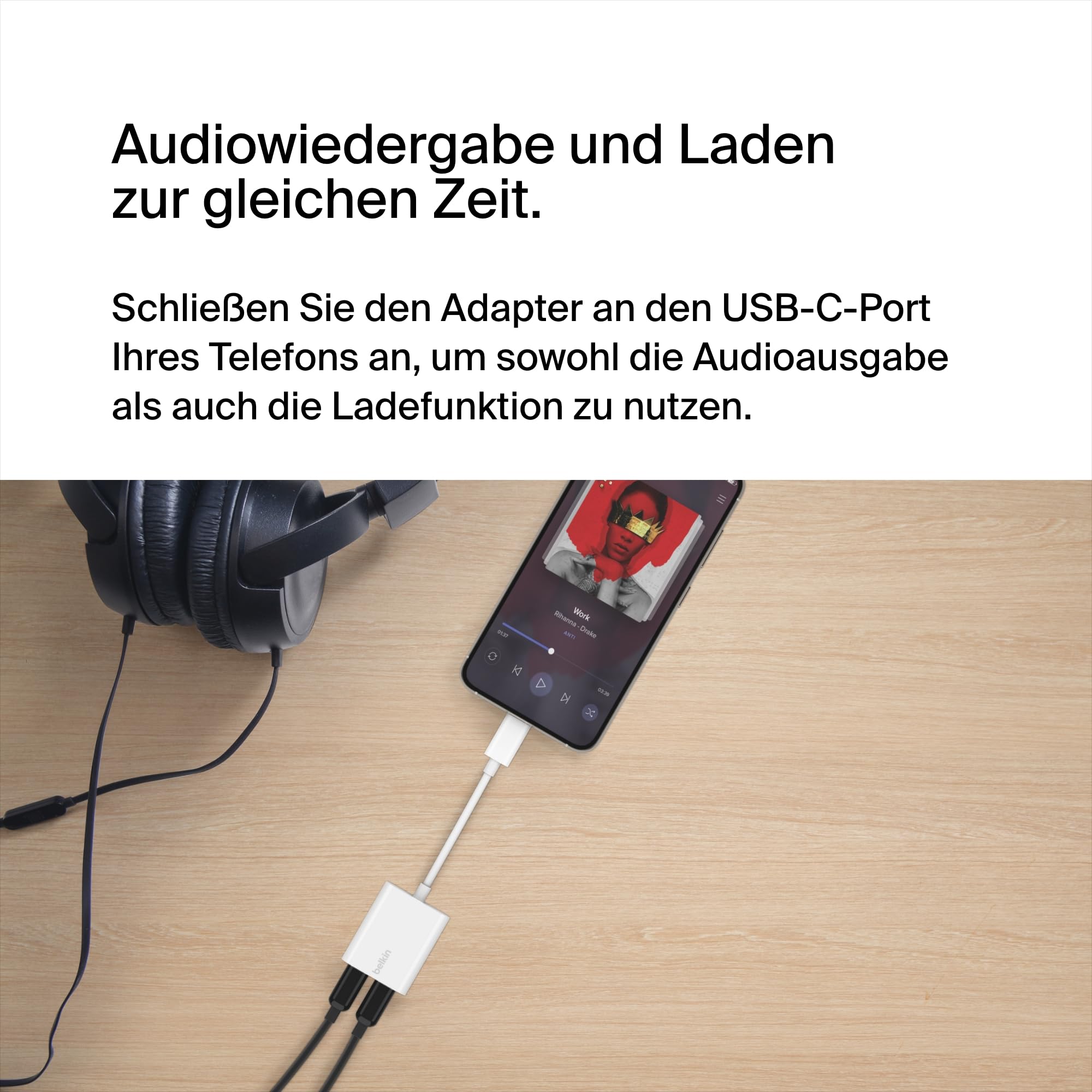 belkin-rockstar-usb-c-audio-und-ladeadapter-wei image 2