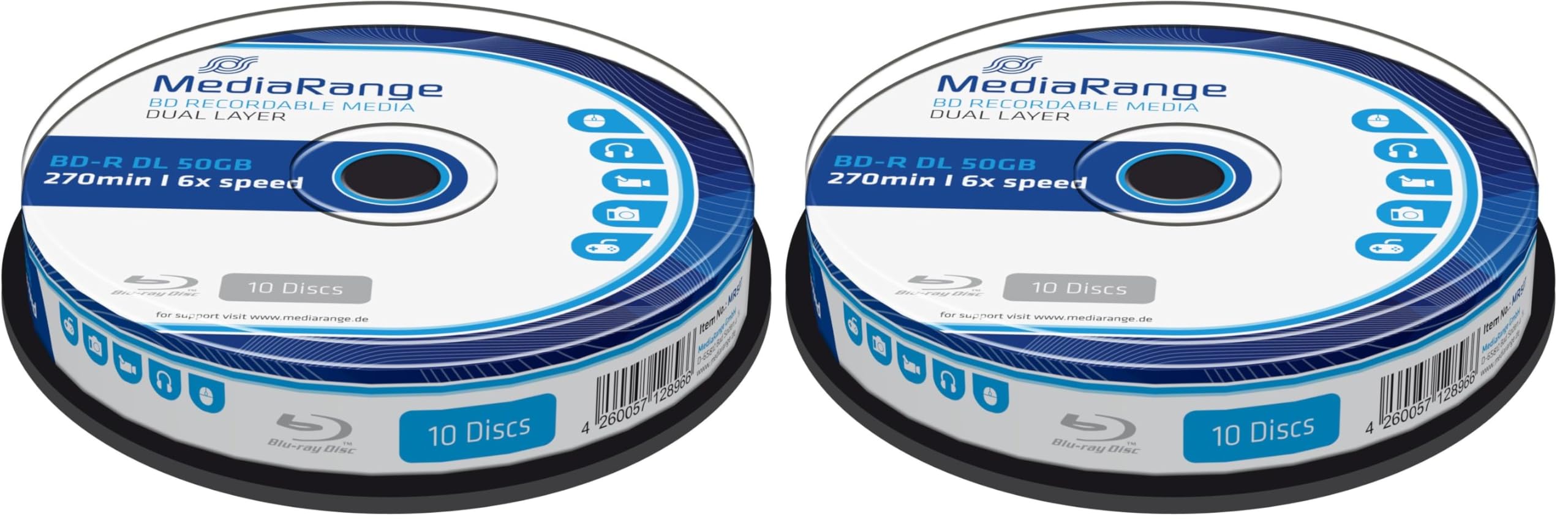 mediarange-bd-r-dl-50gb-6x-blu-ray-rohling-25er-pack-inkjet-bedruckbar image 5