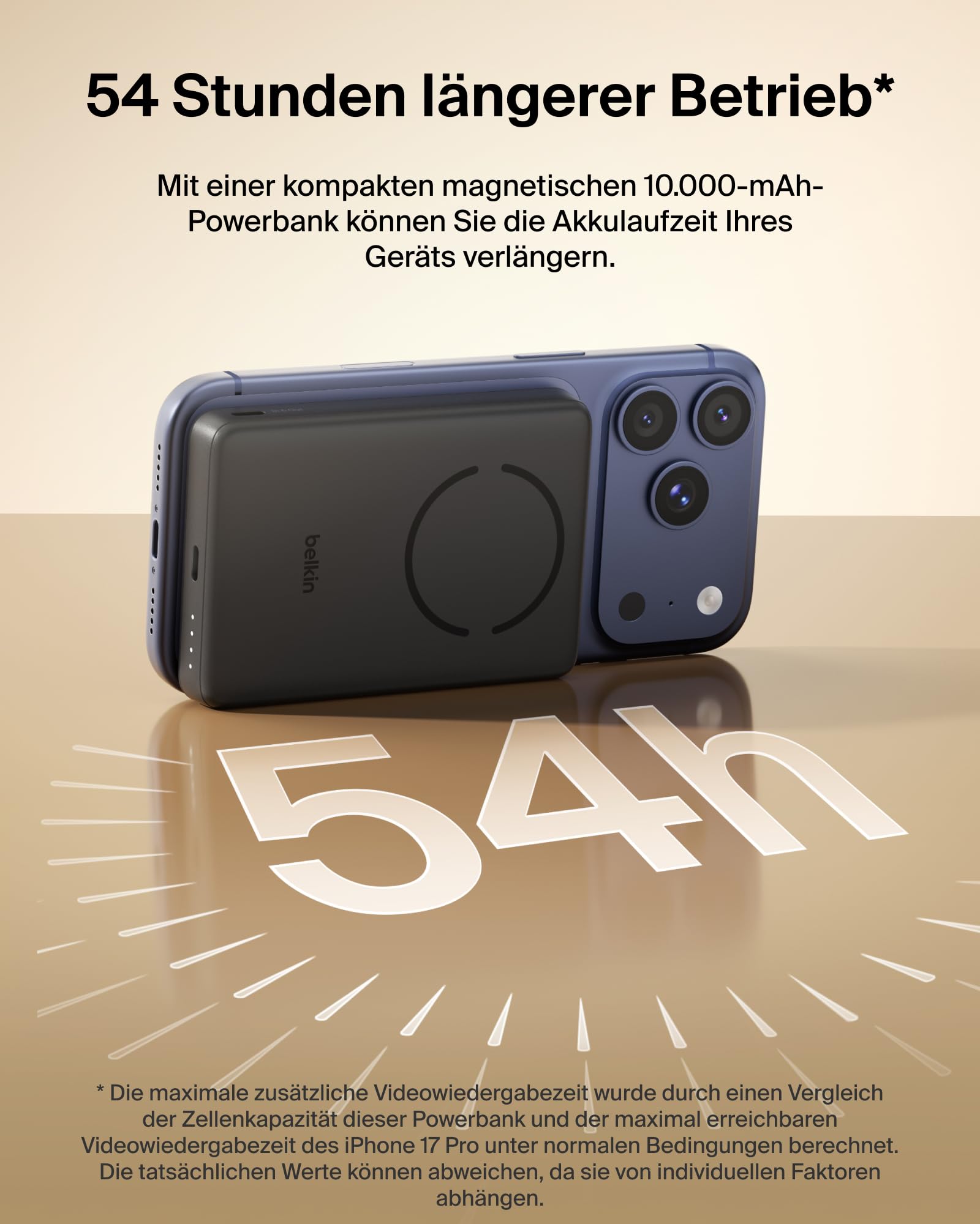 belkin-boostcharge-magnetische-power-bank-10000mah-qi2-15w-schwarz image 2