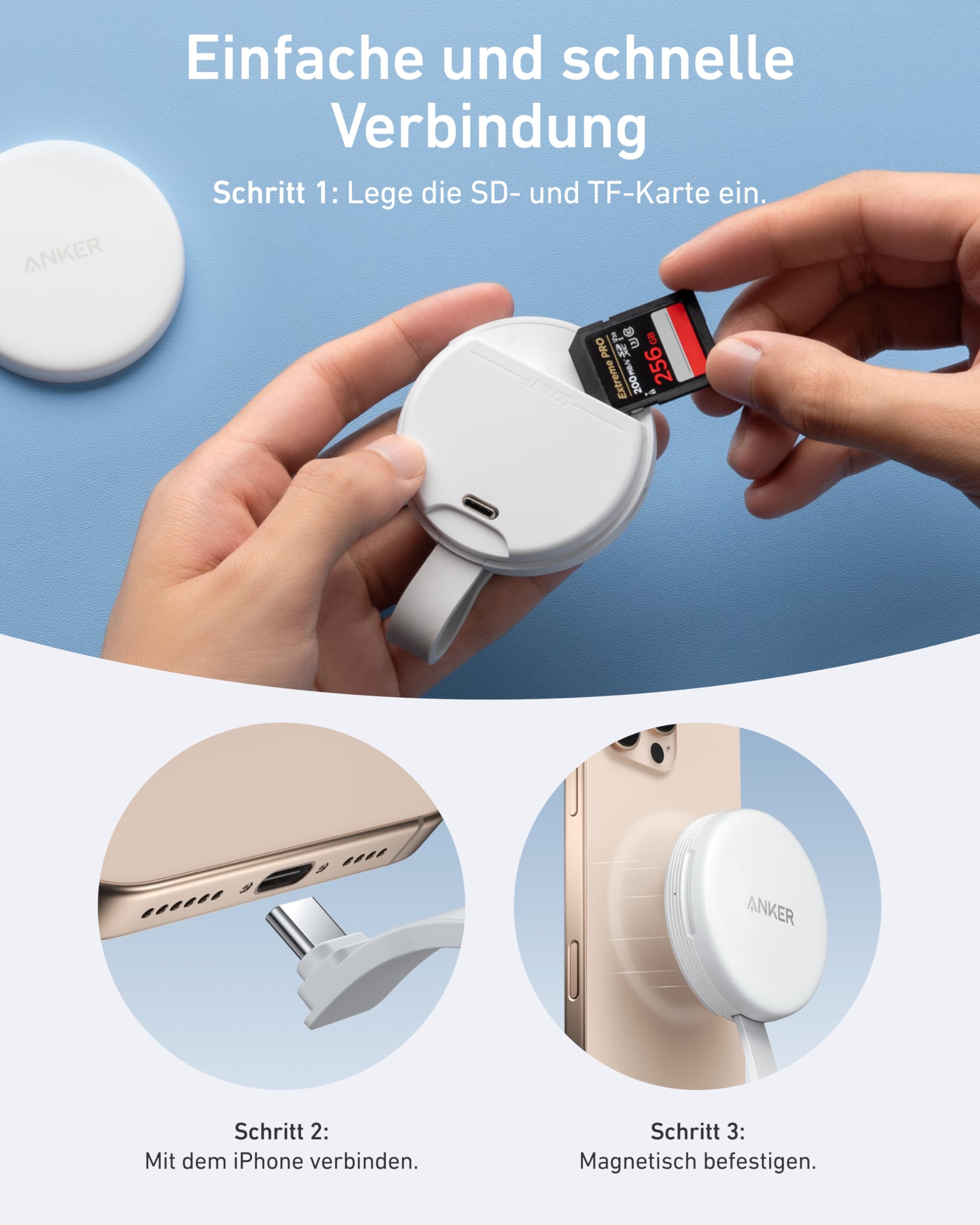 anker-maggo-usb-c-adapter-3-in-1-sd-kartenleser-312mb-s-magnetisch image 5
