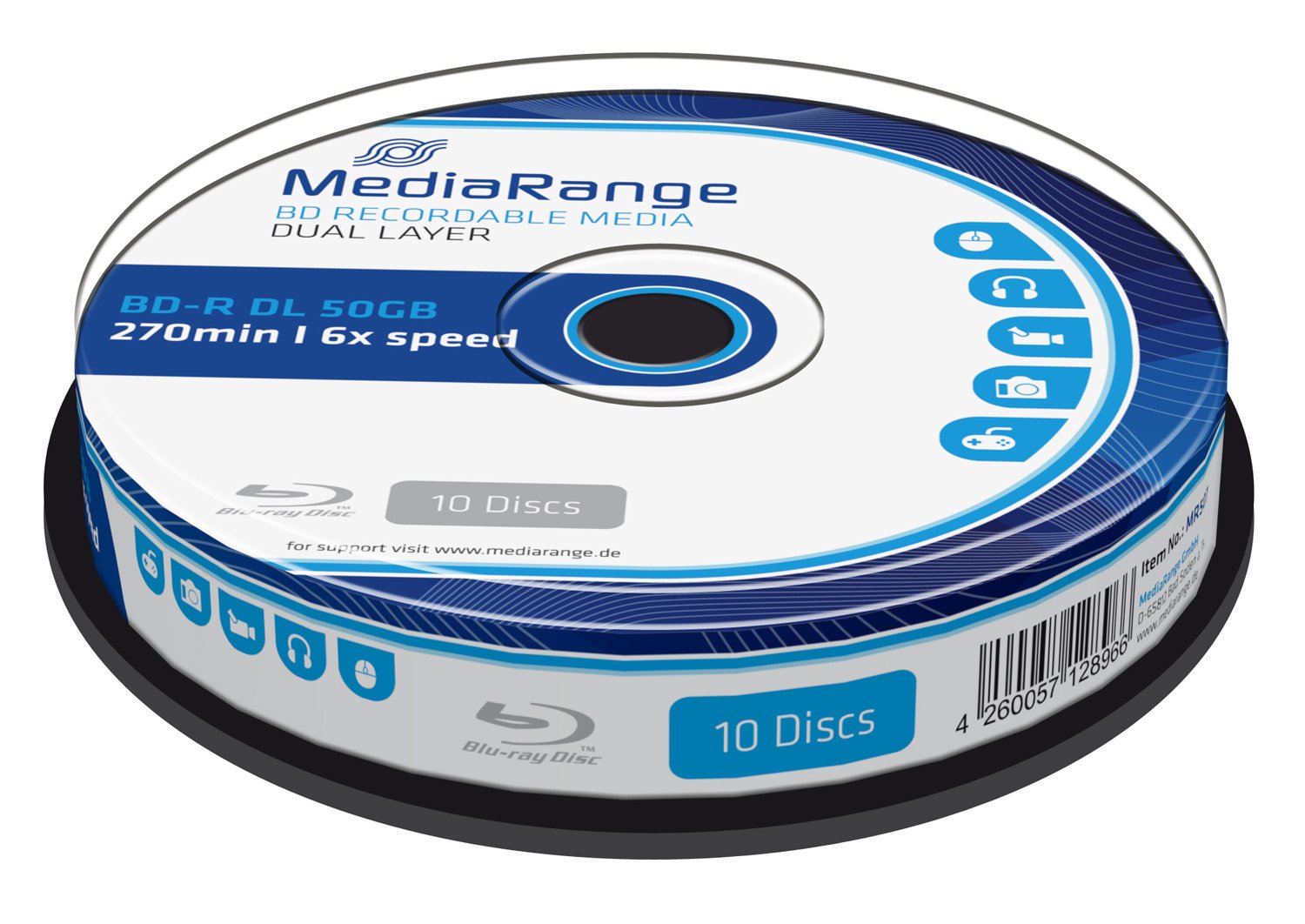 mediarange-bd-r-dl-50gb-6x-blu-ray-rohling-25er-pack-inkjet-bedruckbar image 7