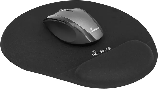 mediarange-ergonomische-mausunterlage-mit-gel-handgelenkauflage image 1