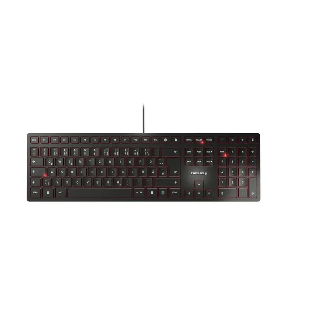 cherry-kc-6000-slim-usb-tastatur-qwertz-schwarz-kabelgebunden image 1
