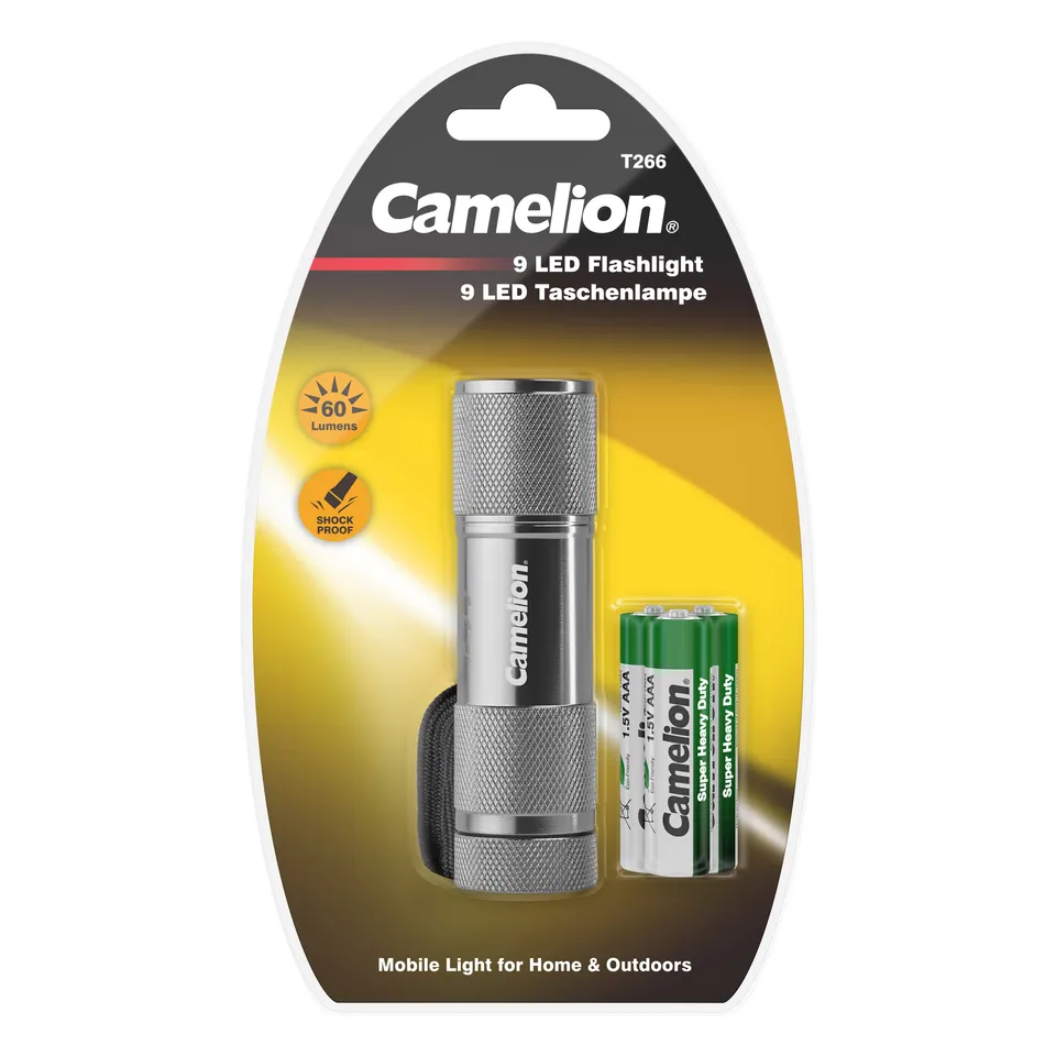 camelion-t266-db-slv-9-led-taschenlampe-silber-3 image 1