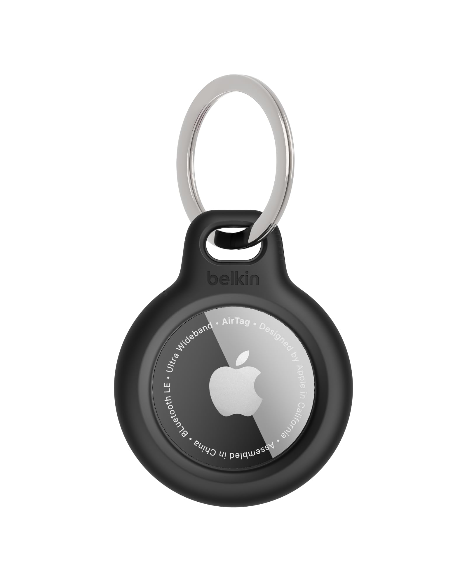 belkin-airtag-h-lle-mit-schl-sselanh-nger-secure-holder-schwarz-f-r-airtag-1-und image 1