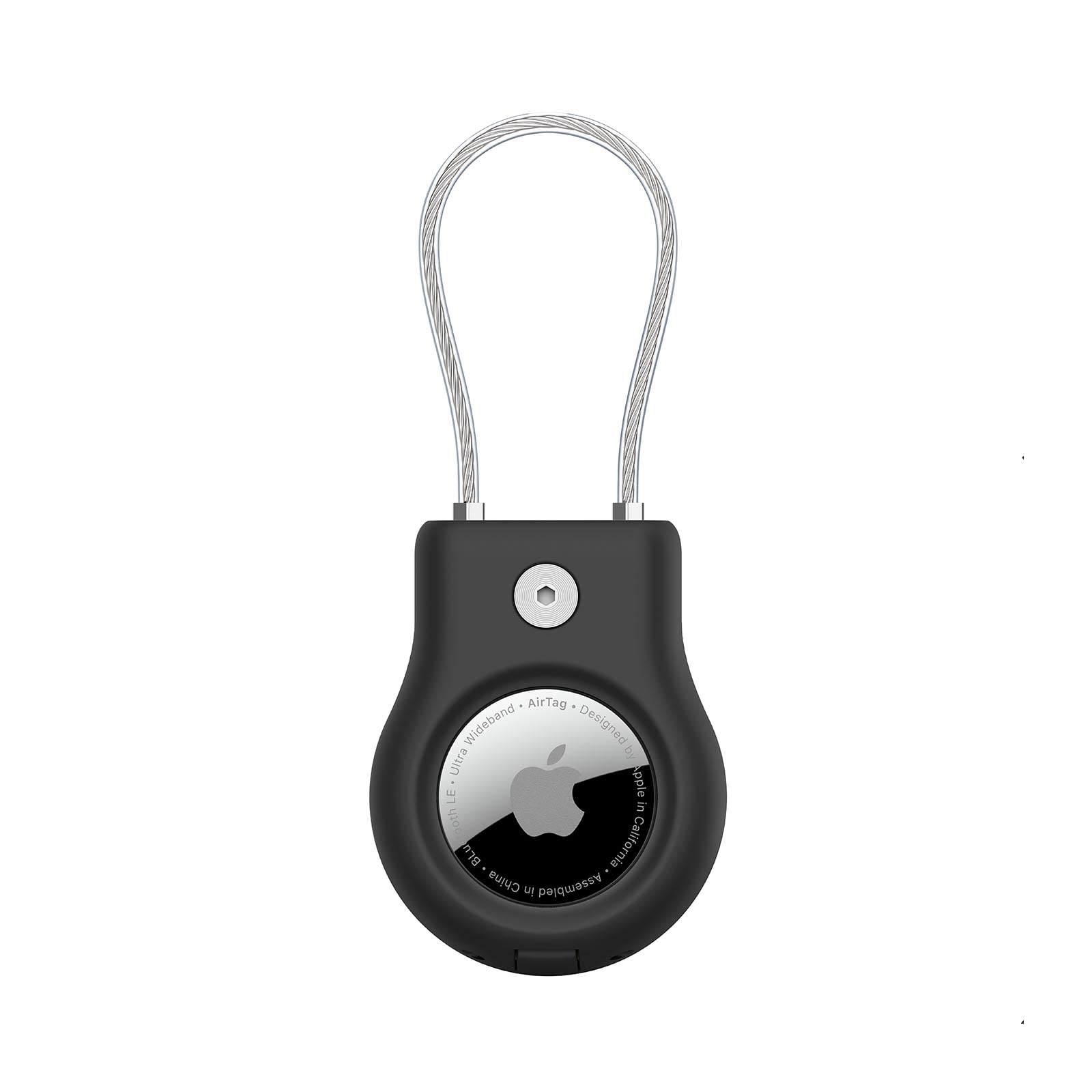 belkin-airtag-secure-holder-mit-drahtseil-schwarz image 1