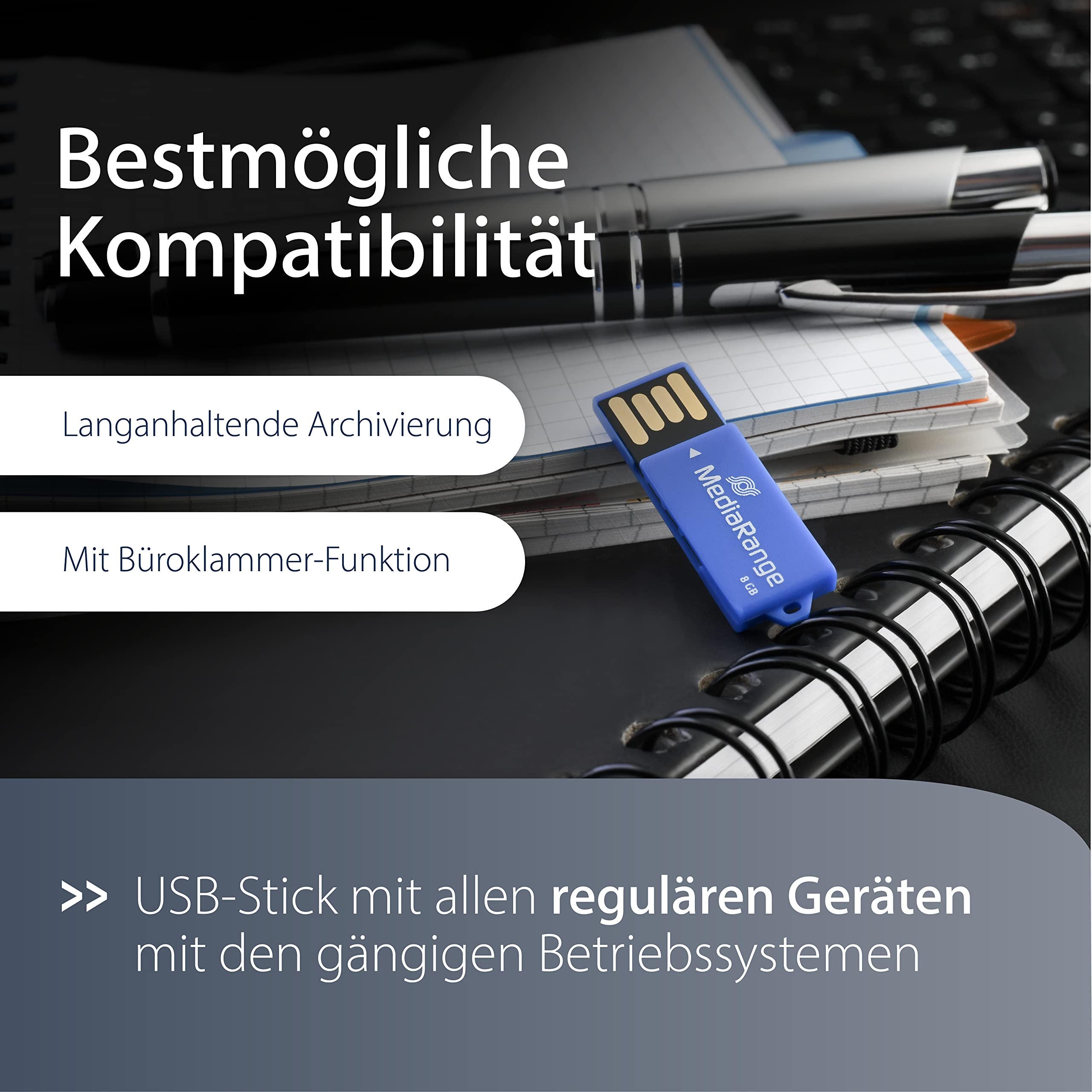 mediarange-usb-stick-8gb-usb-2-0-b-roklammer-design-blau image 4