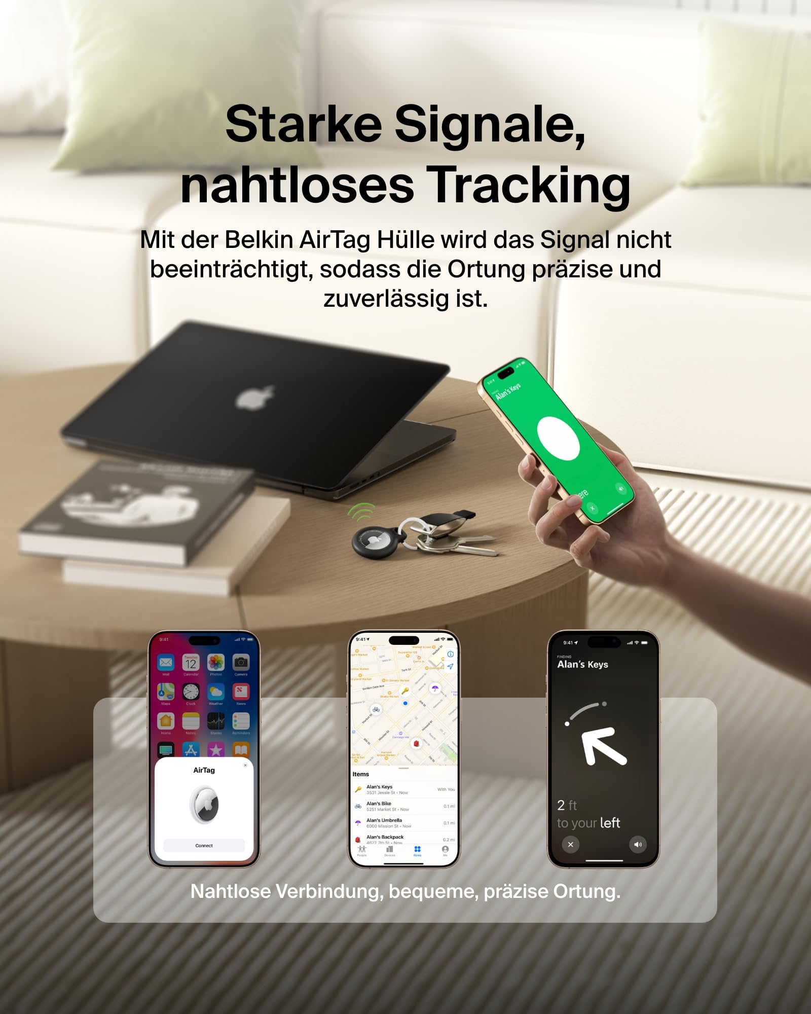 belkin-airtag-h-lle-mit-schl-sselanh-nger-secure-holder-schwarz-f-r-airtag-1-und image 6