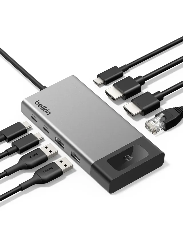 belkin-usb-c-hub-8-in-1-dockingstation-100w-4k-60hz image 1