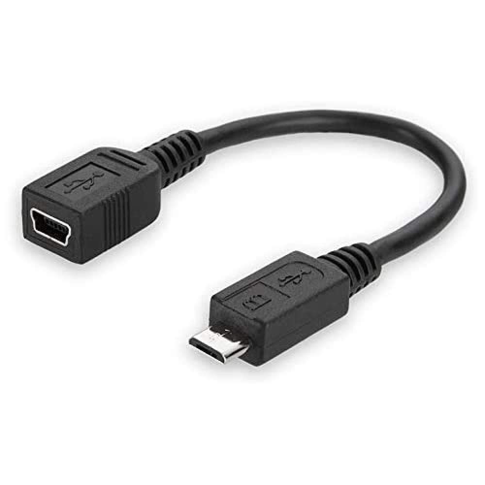 belkin-f3s005cp-usb-mini-5-pin-zu-micro-usb-adapter-schwarz image 1