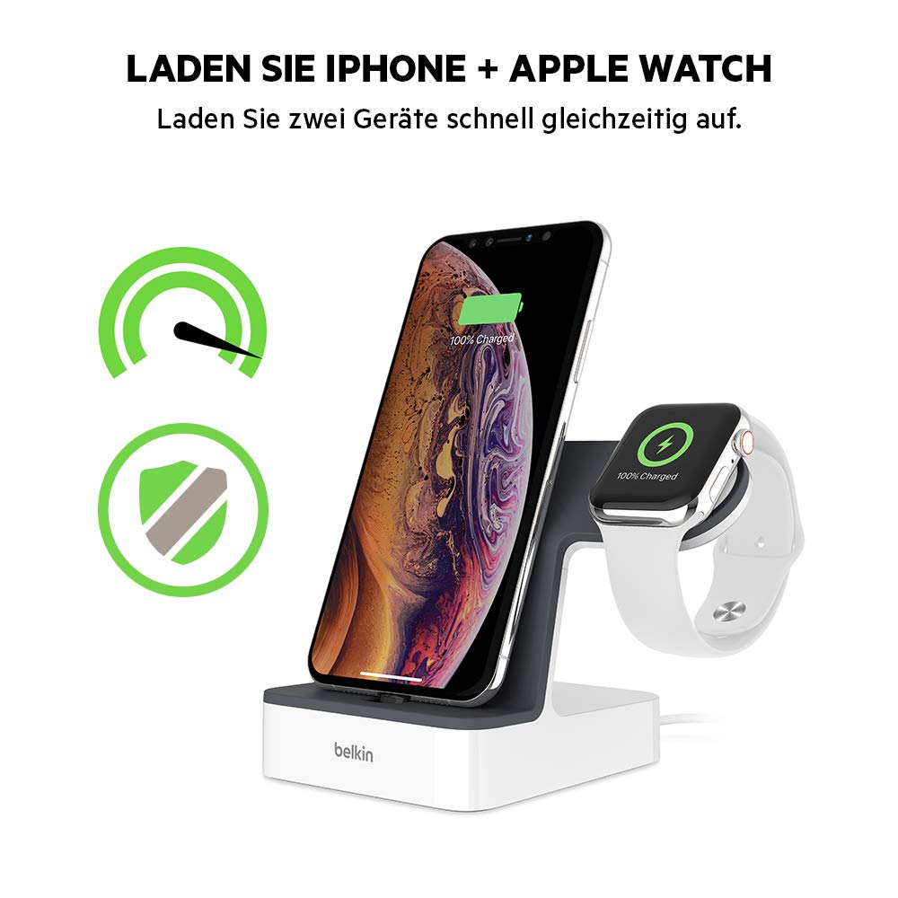 belkin-powerhouse-ladestation-f-r-iphone-lightning-apple-watch-schwarz image 2