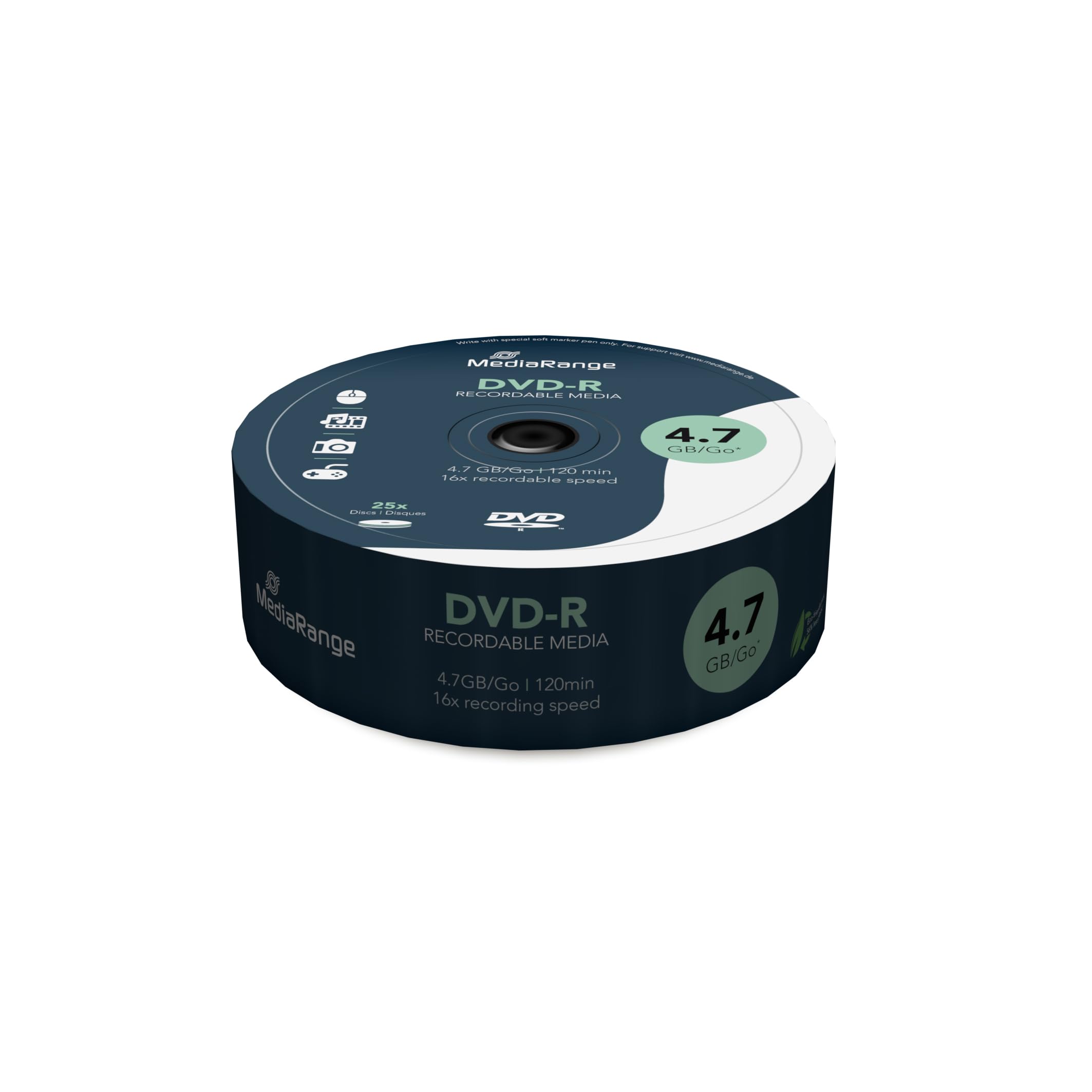 mediarange-dvd-r-4-7gb-120min-25er-pack-16x-professional-line image 1