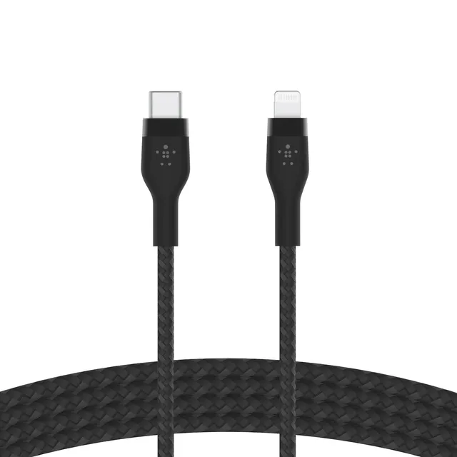 belkin-boostcharge-pro-flex-usb-c-auf-lightning-kabel-2-m-schwarz-20w image 1