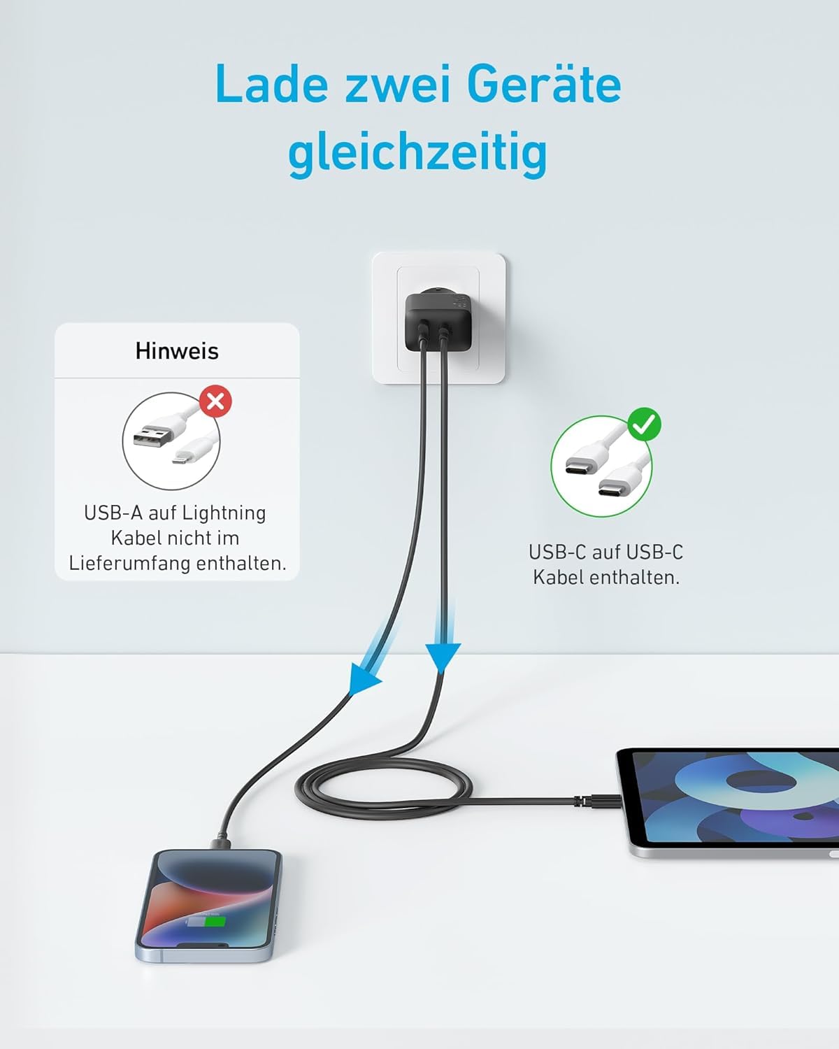 anker-20w-usb-c-schnellladenetzteil-2er-set-mit-150cm-kabel image 2