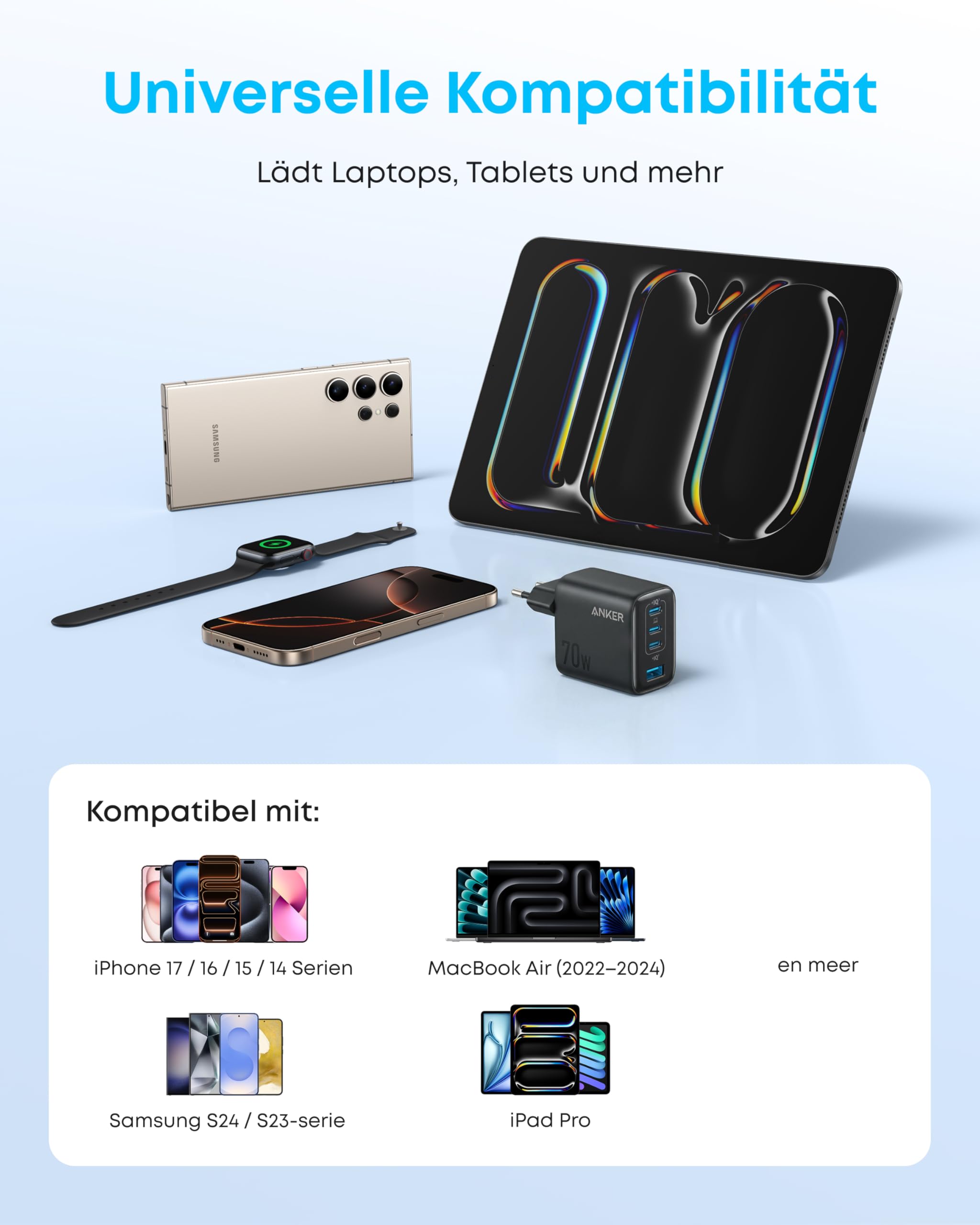 anker-zolo-70w-usb-c-ladeger-t-4-port-netzteil-3x-usb-c-usb-a image 7