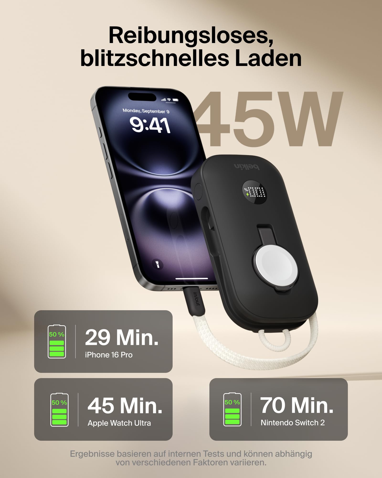 belkin-boostcharge-pro-10000mah-powerbank-mit-apple-watch-charger-45w-schwarz image 4