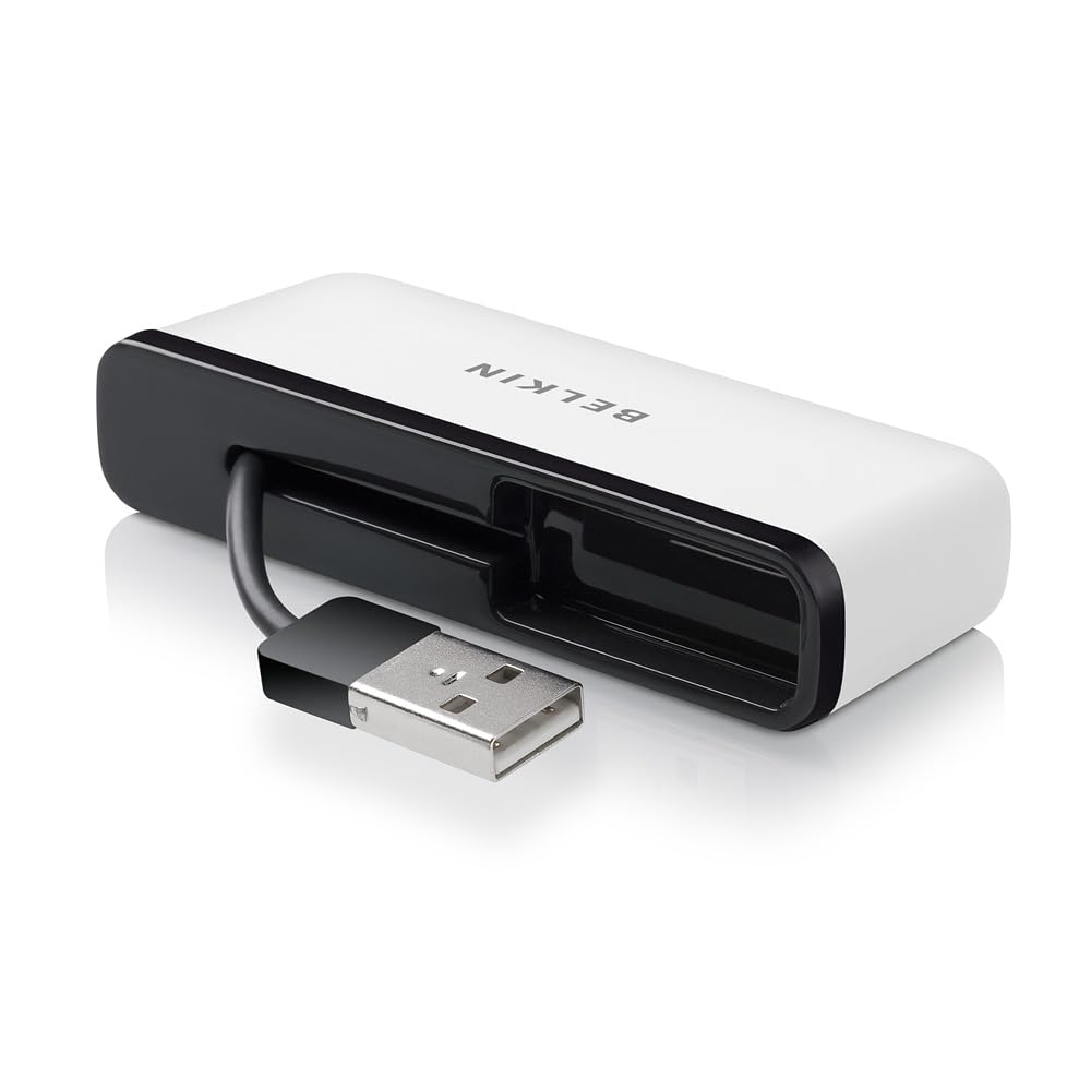 belkin-f4u021bt-usb-2-0-4-port-travel-hub-schwarz-wei image 2