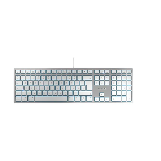 cherry-kc-6000c-for-mac-kabel-tastatur-usb-c-qwertz-wei image 1