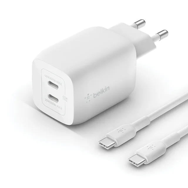 belkin-65-w-usb-c-ladeger-t-mit-2-ports-gan-usb-c-kabel image 1