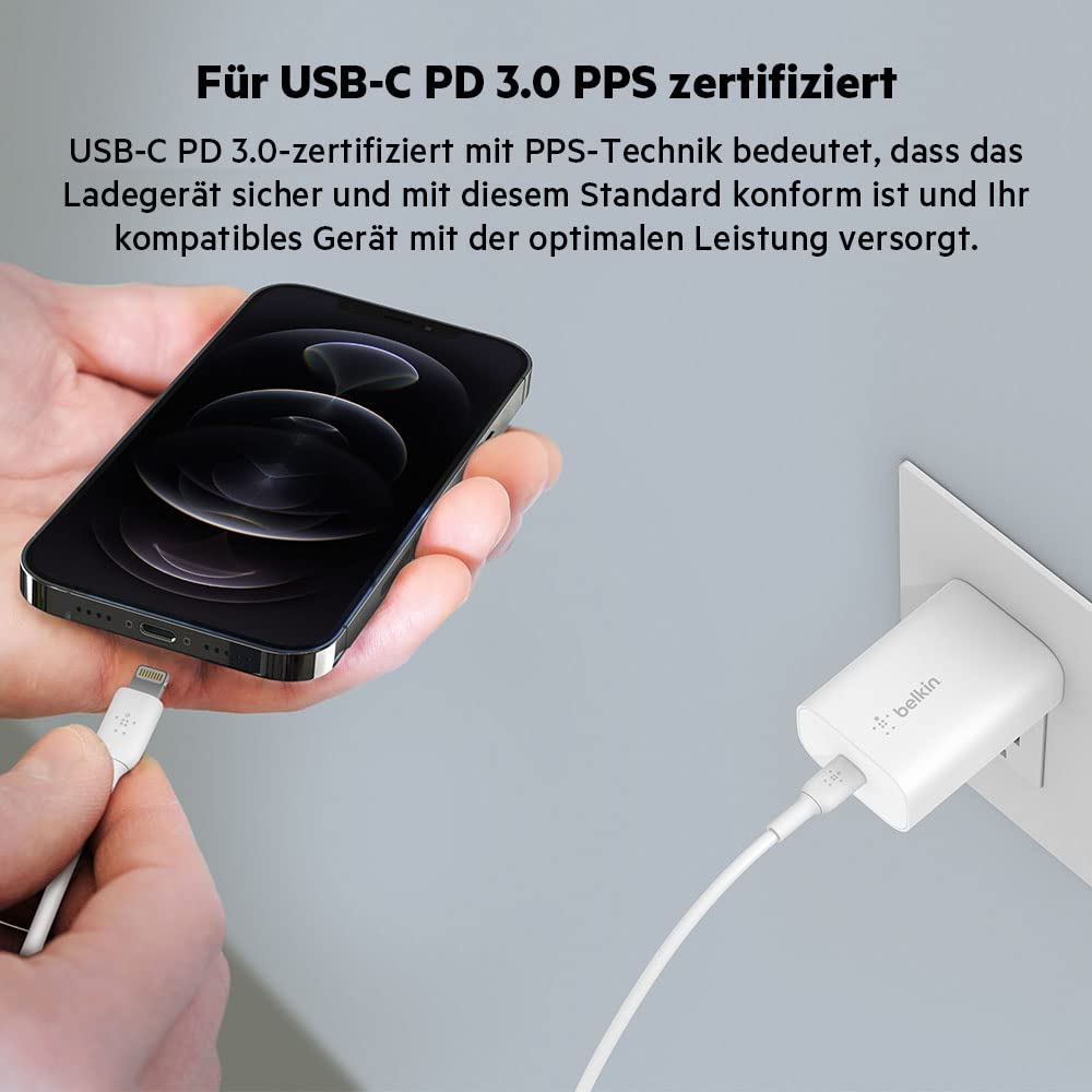 belkin-boostcharge-25w-usb-c-ladeger-t-pps-power-delivery-wei image 3