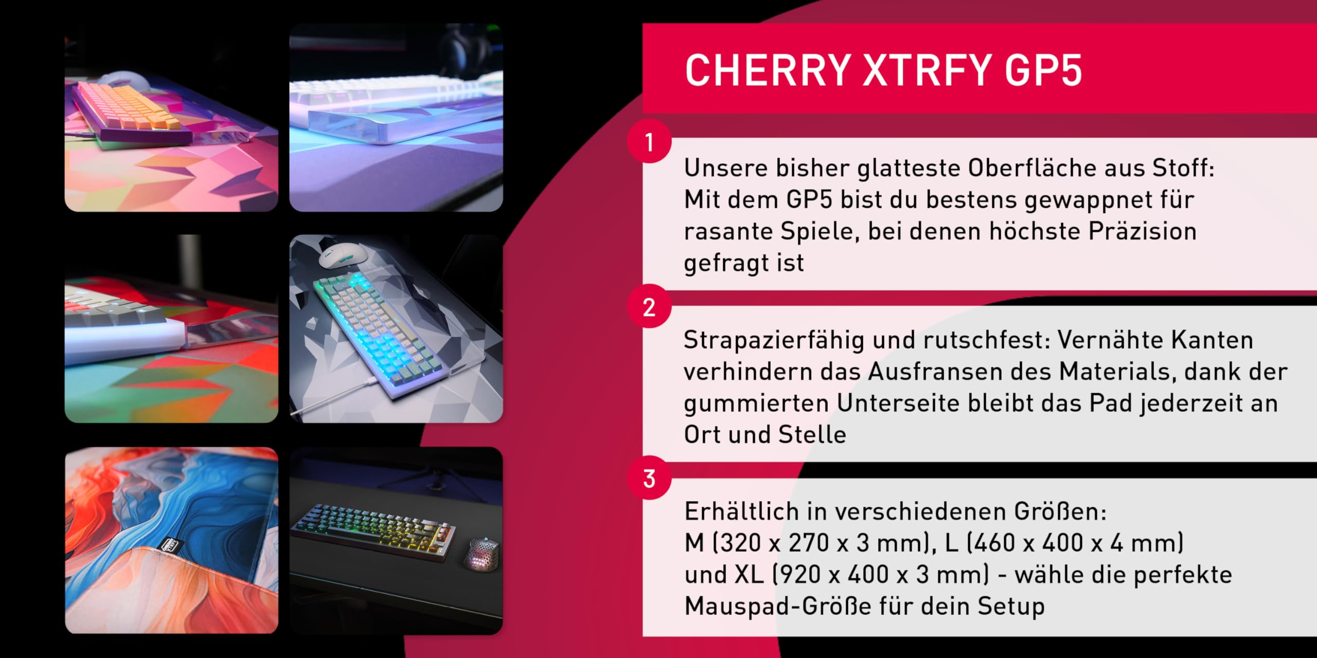 cherry-xtrfy-gp5-xl-gaming-mauspad-920x400x3mm-litus-white image 6