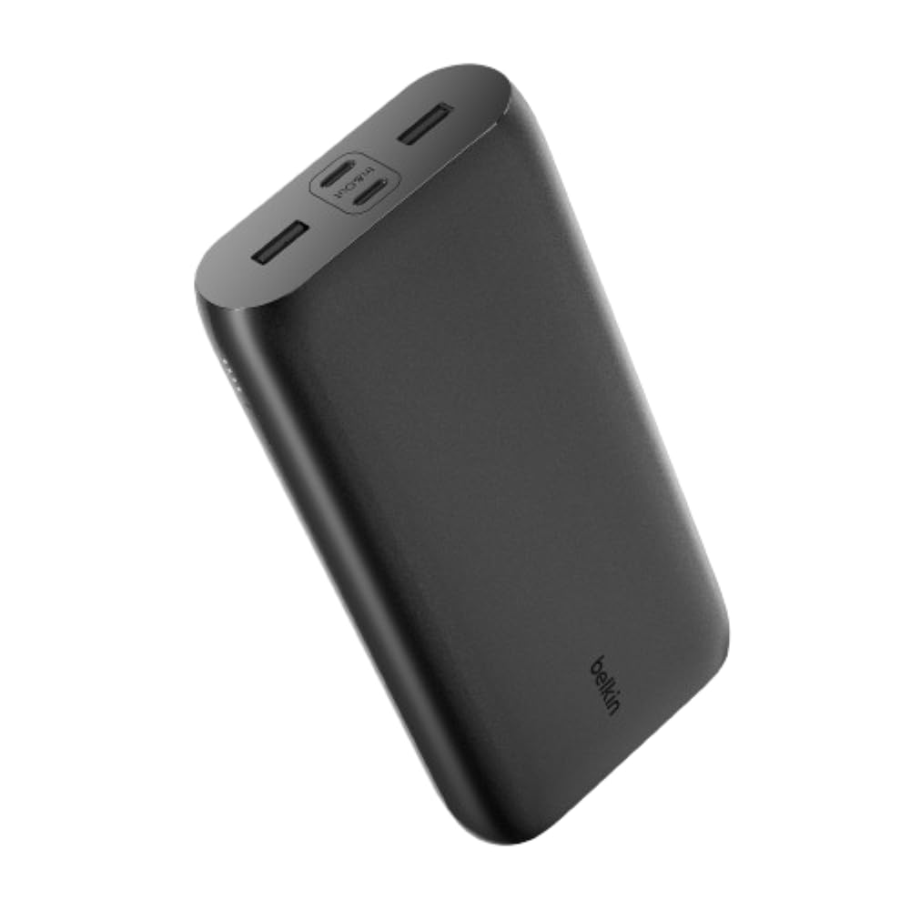belkin-boostcharge-power-bank-26000mah-32w-4-port-2x-usb-c-2x-usb-a-schwarz image 1