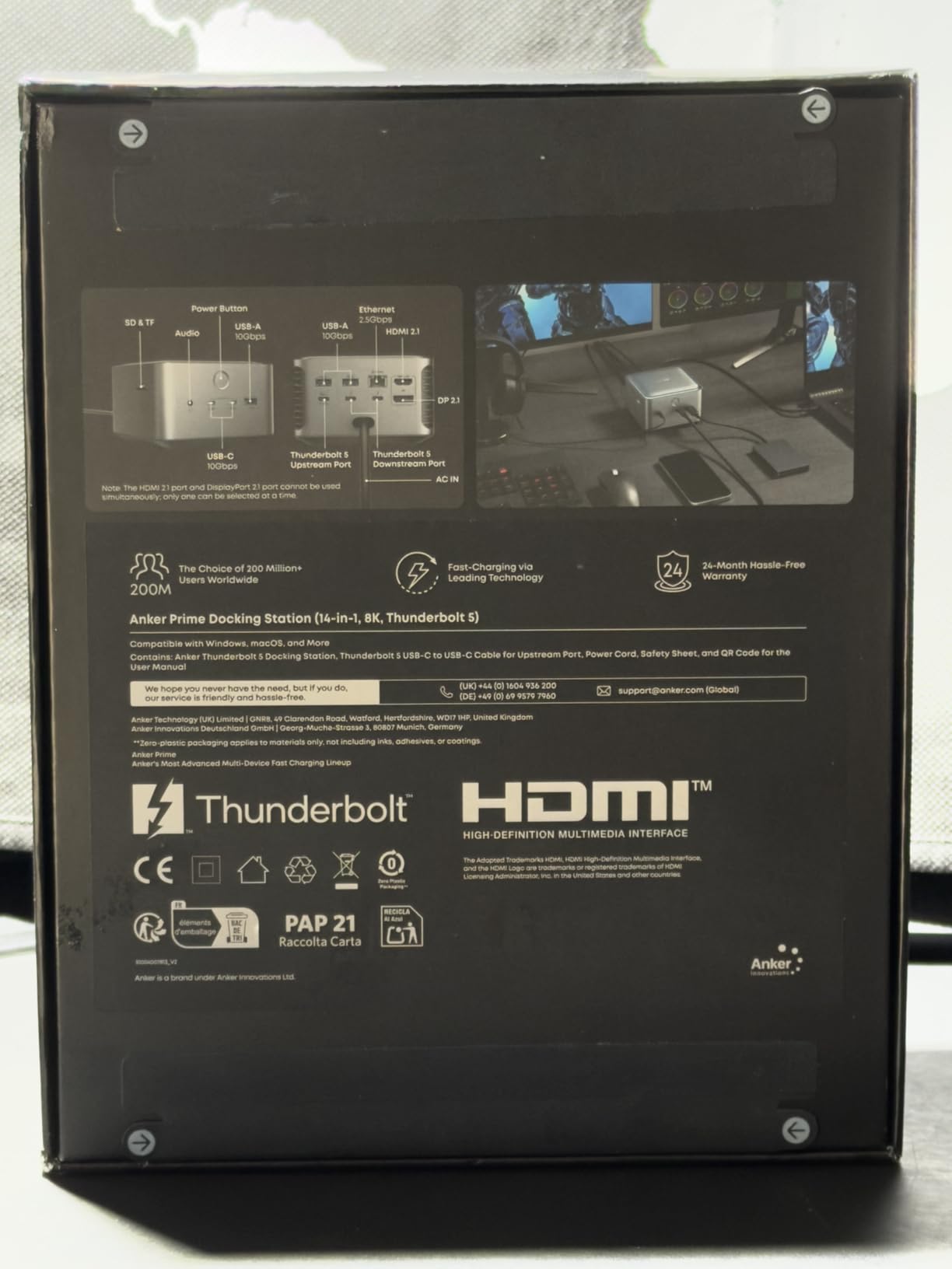 Monster-Dock, läuft perfekt