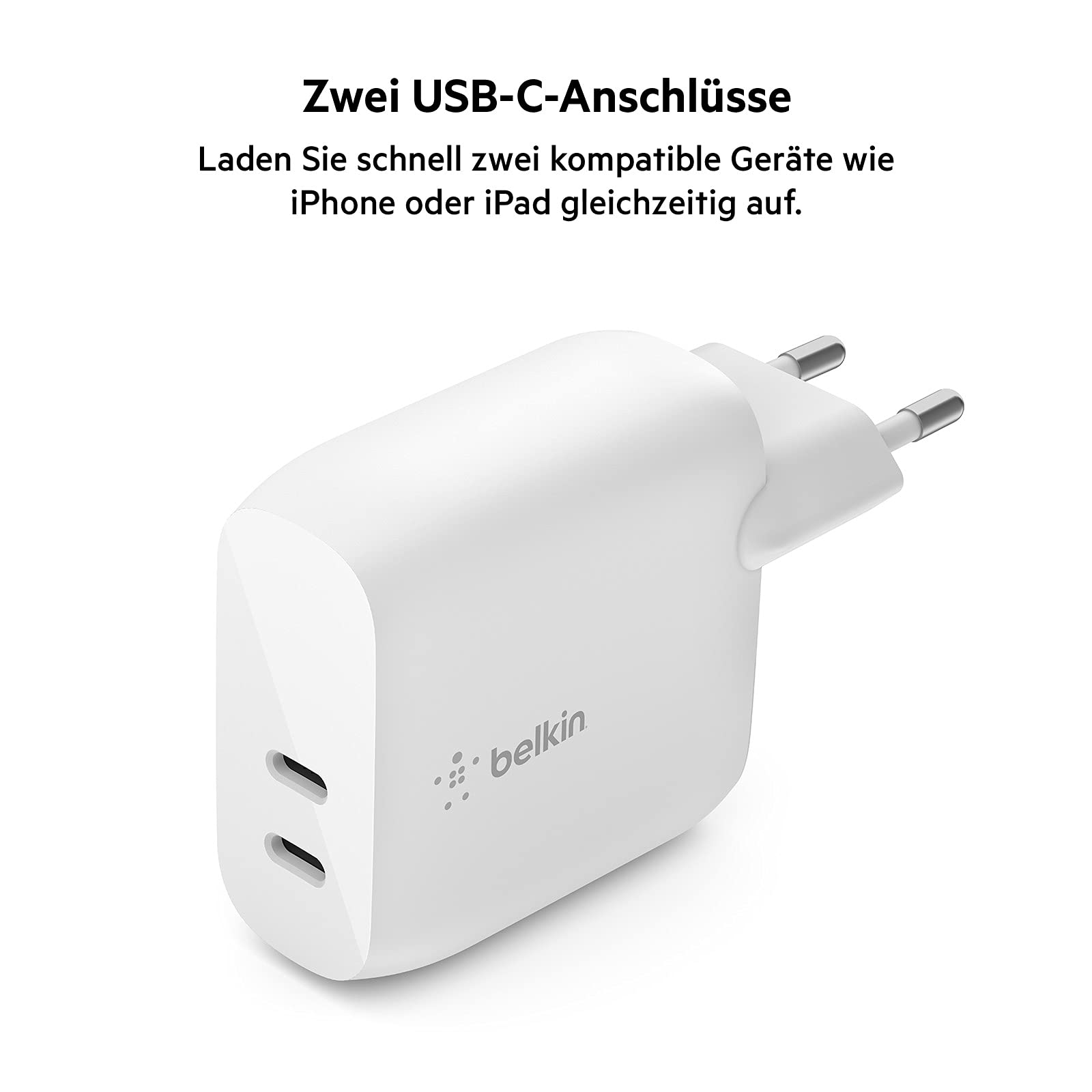 belkin-40w-usb-c-pd-ladeger-t-2-port-2x-20w-wei image 2