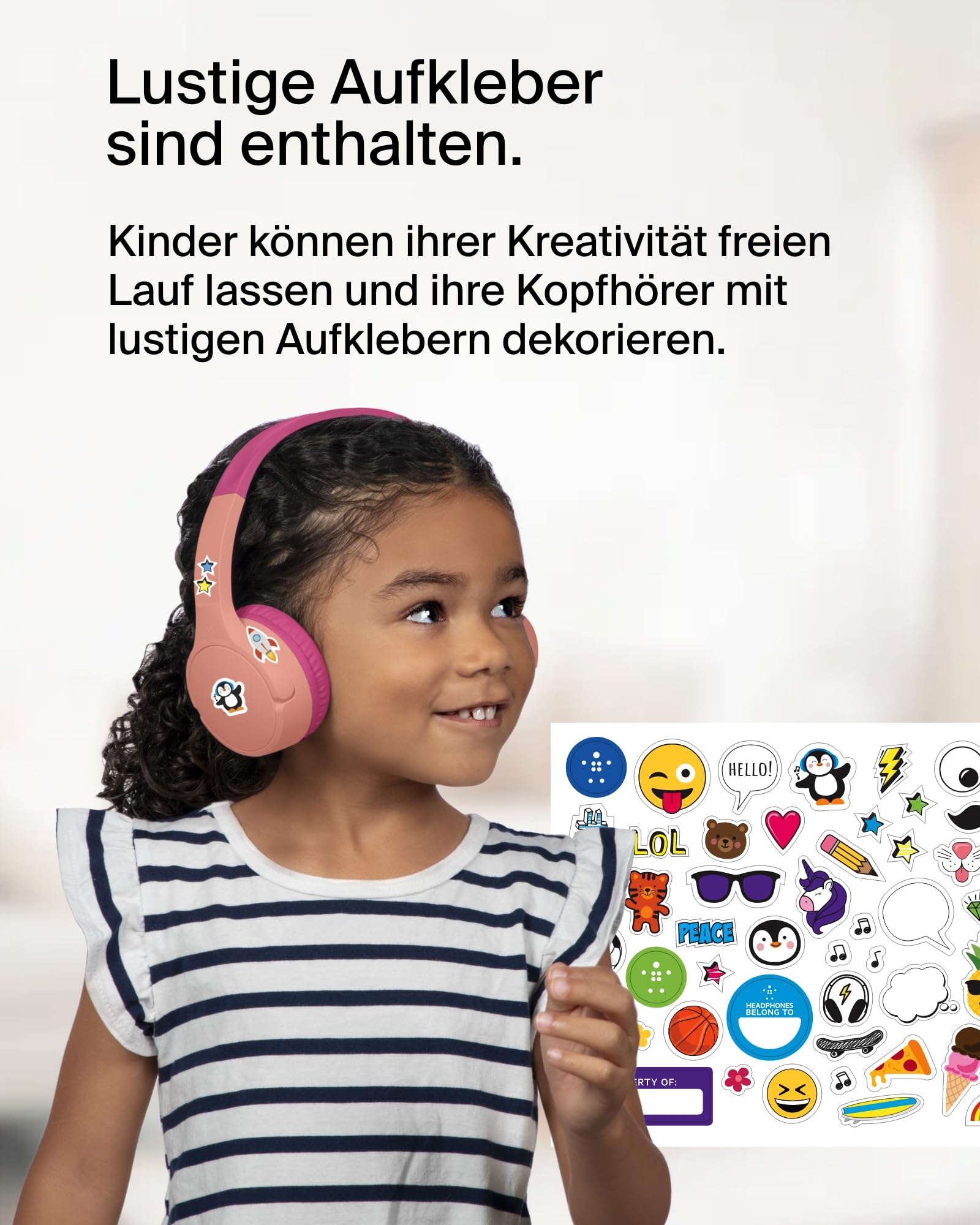 belkin-soundform-mini-kinderkopfh-rer-bluetooth-rosa-30h image 8