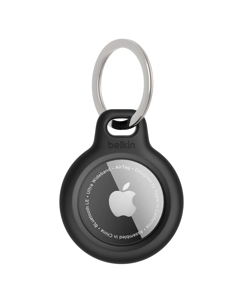 belkin-airtag-h-lle-mit-schl-sselanh-nger-secure-holder-schwarz-f-r-airtag-1-und image 1