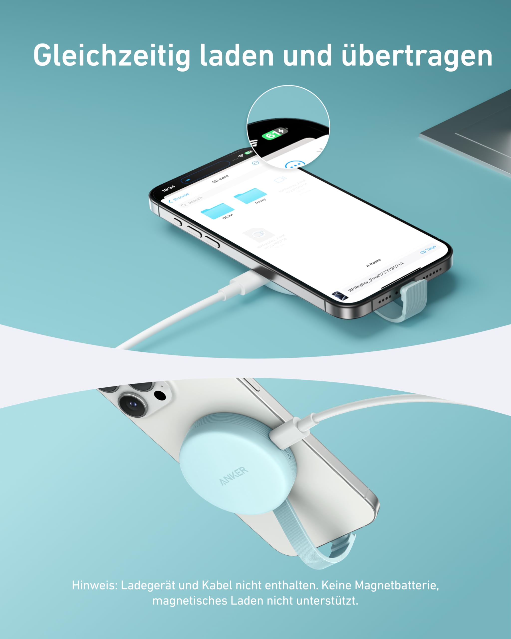 anker-maggo-usb-c-adapter-3-in-1-sd-kartenleser-312mb-s-magnetisch image 4