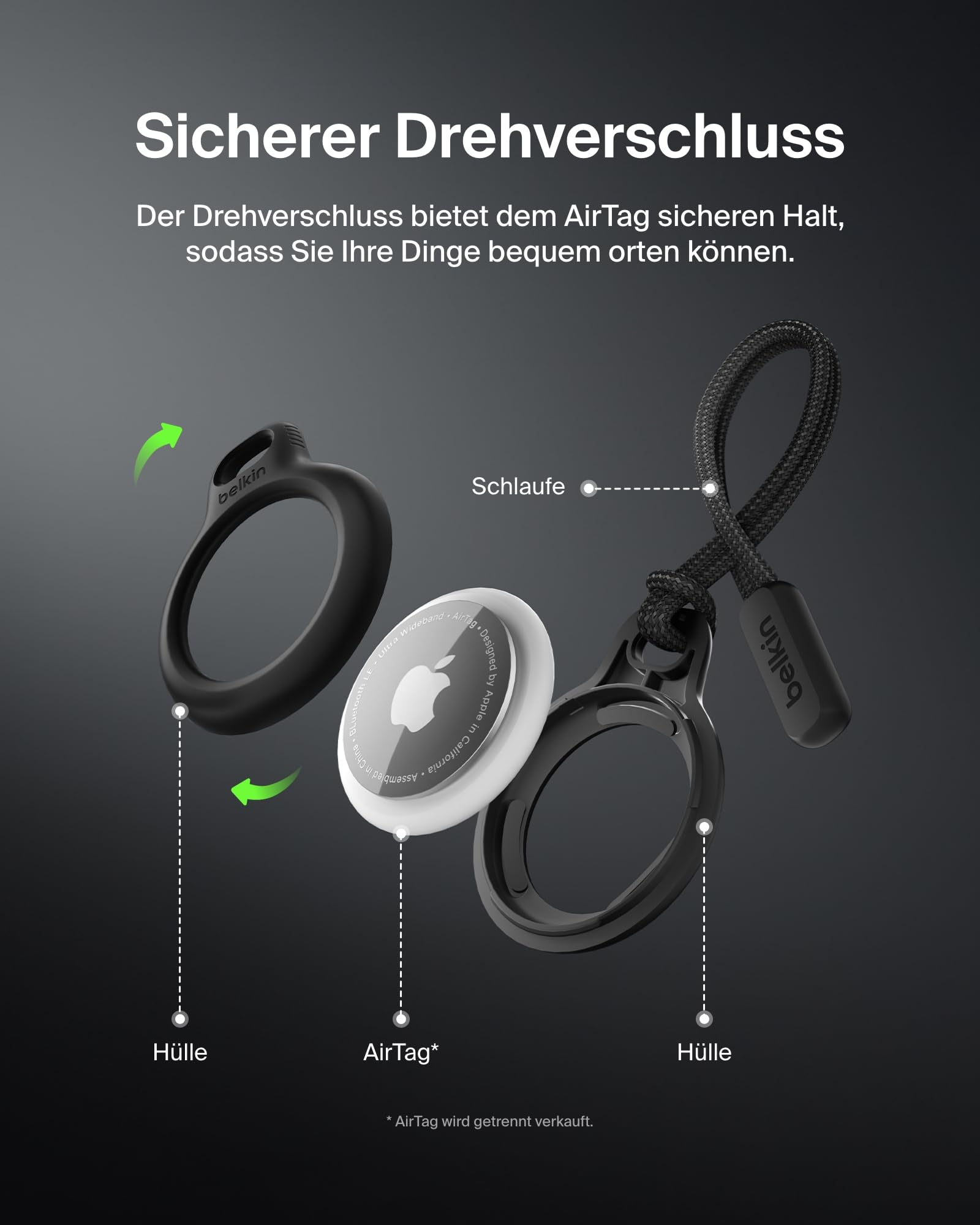 belkin-airtag-secure-holder-mit-schlaufe-schwarz image 4