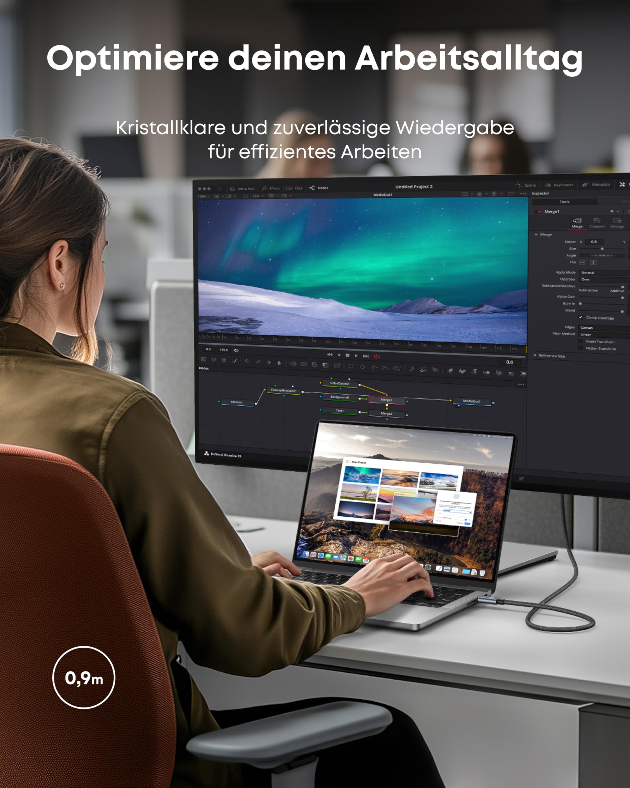 anker-usb-c-auf-hdmi-kabel-0-9m-4k-60hz-hdr-nylon-geflochten image 4