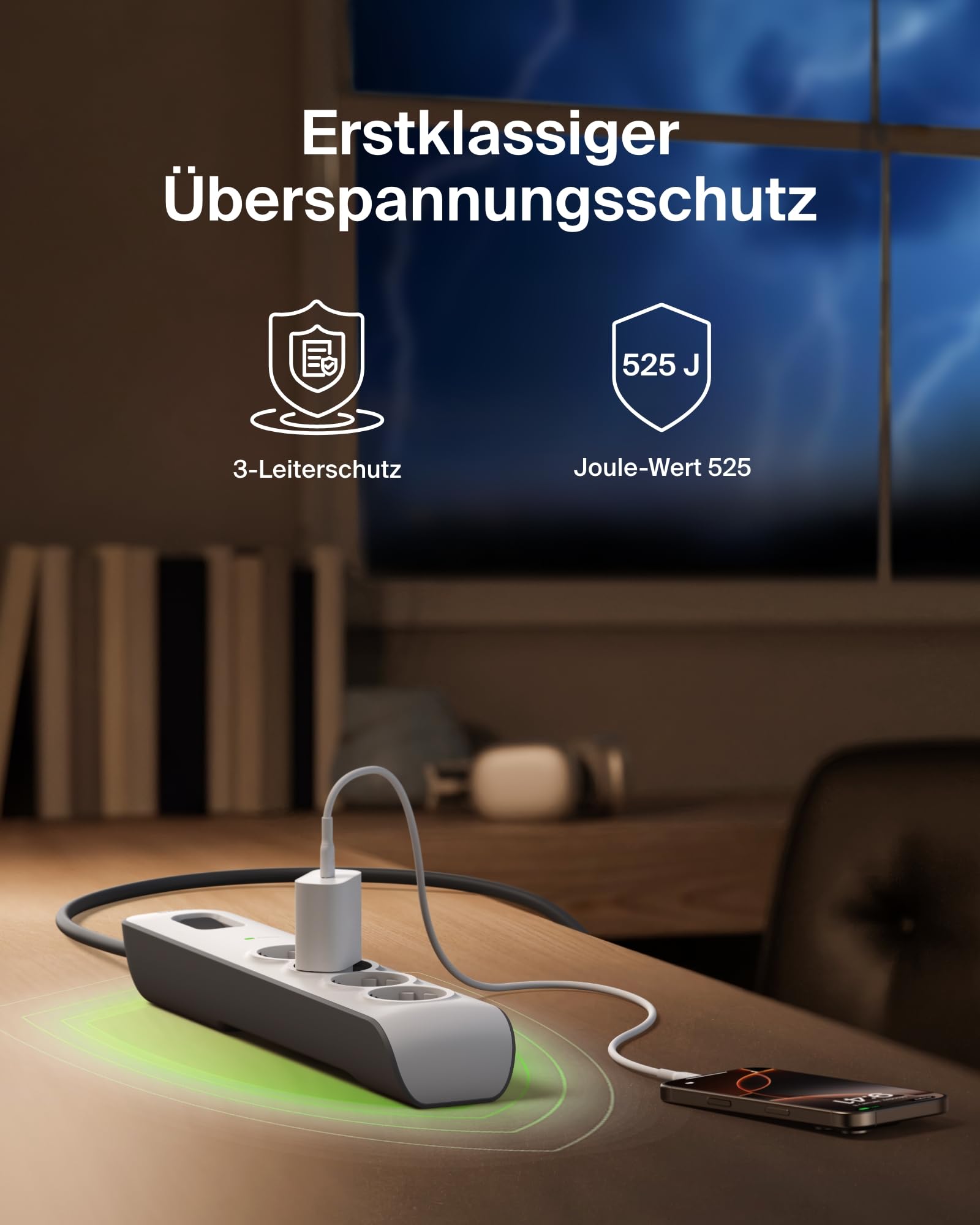 belkin-4-fach-steckdosenleiste-mit-berspannungsschutz-525-joule-2-m-schwarz image 3