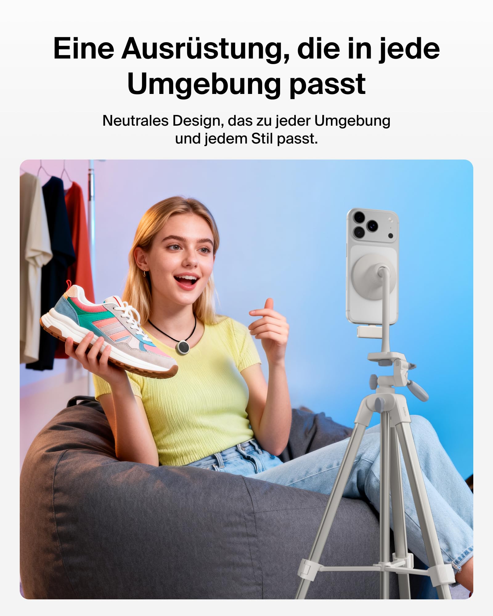 belkin-stage-creator-kit-vlogging-set-mit-stativ-0-43-1-7m-magnet-halter-2x-funk image 5