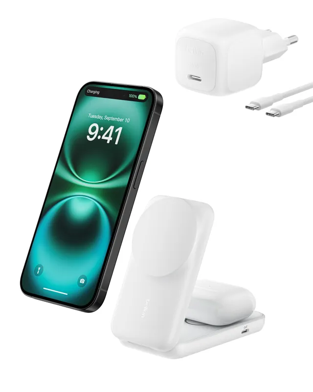 belkin-ultracharge-2-in-1-induktive-ladestation-qi2-25w-mit-usb-c-port-und-45w-n image 1