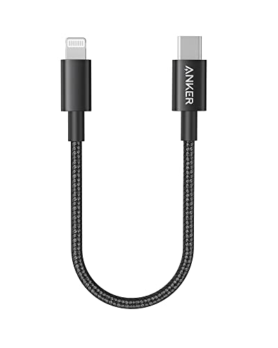 anker-331-usb-c-auf-lightning-kabel-30-cm-mfi-nylon-schwarz image 8
