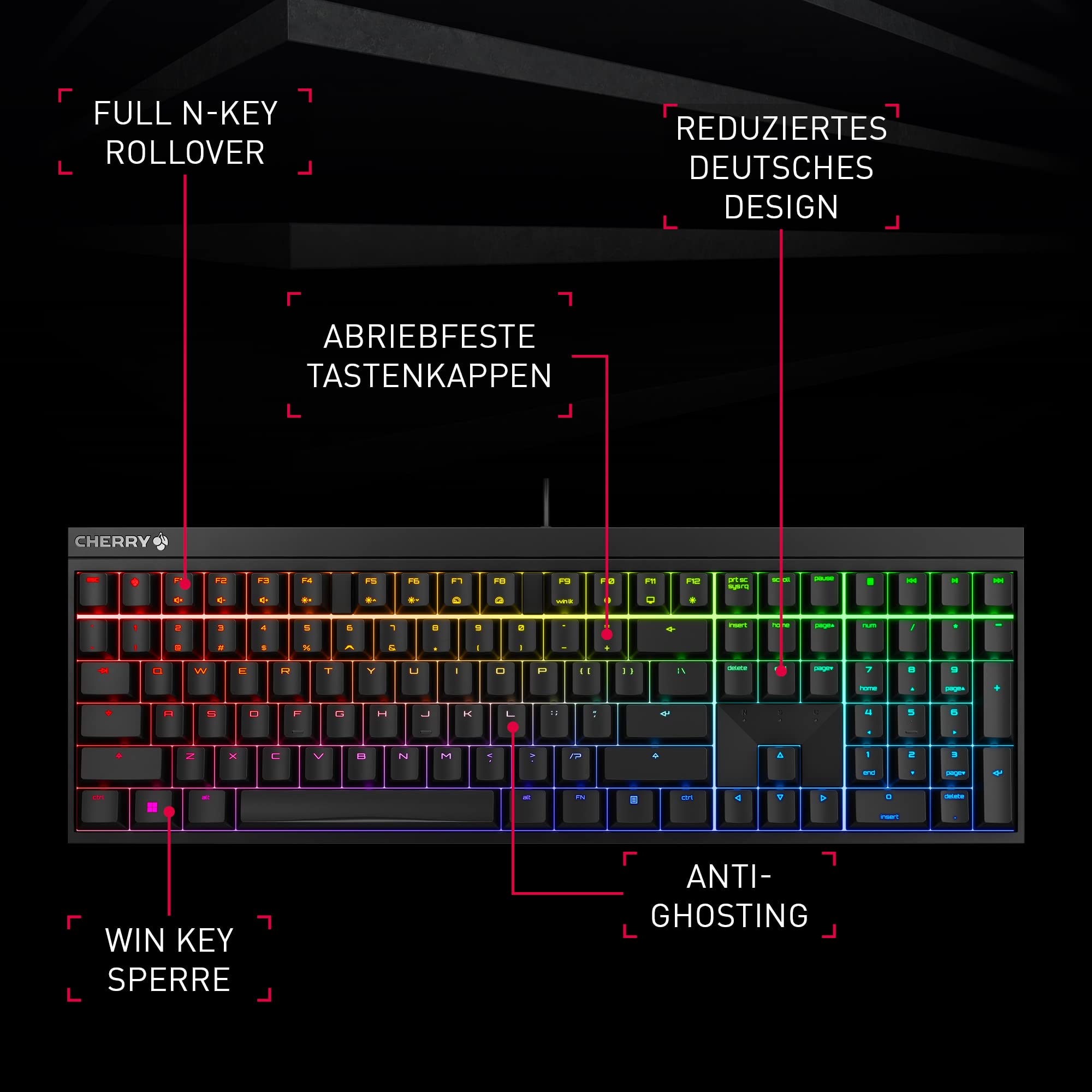 cherry-mx-2-0s-mechanische-gaming-tastatur-qwertz-mx-red-wei image 2