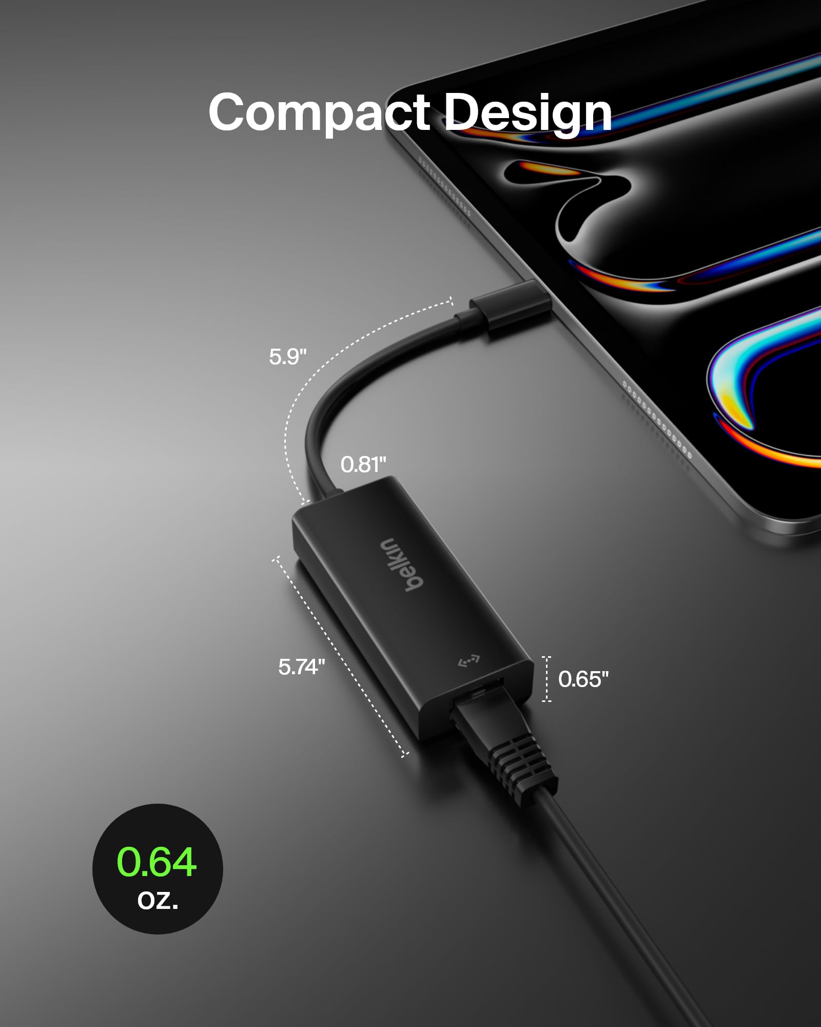 belkin-usb-c-auf-gigabit-ethernet-adapter-15-cm-schwarz image 5