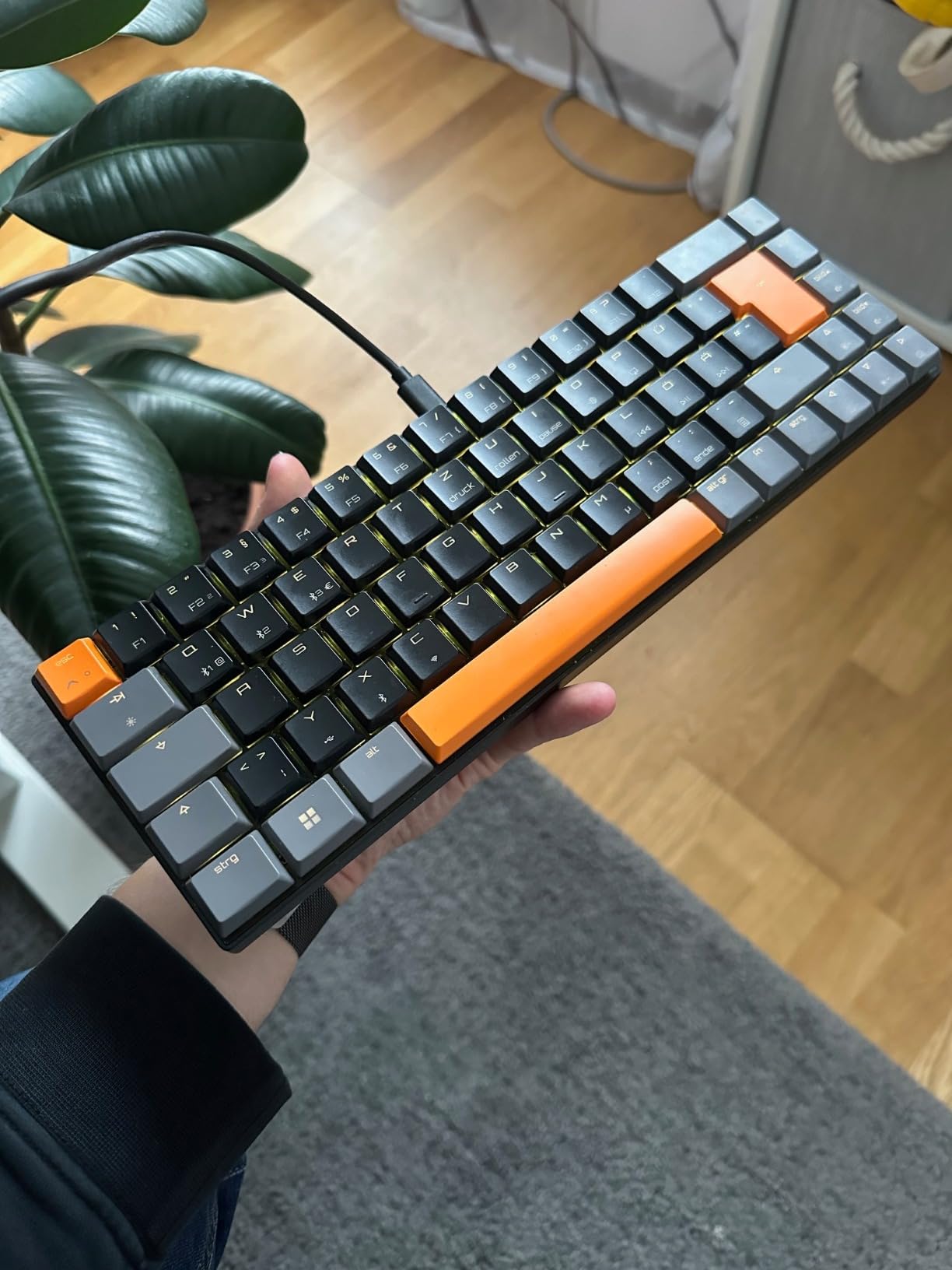 Super Tastatur, Umgewöhnung nötig