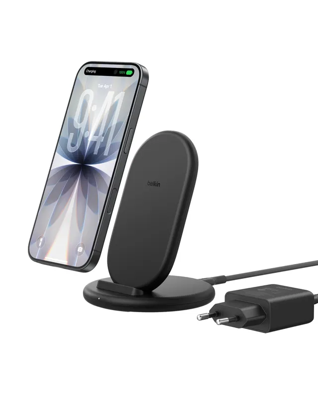 belkin-boostcharge-induktive-ladestation-qi-schwarz-mit-20w-netzteil image 1