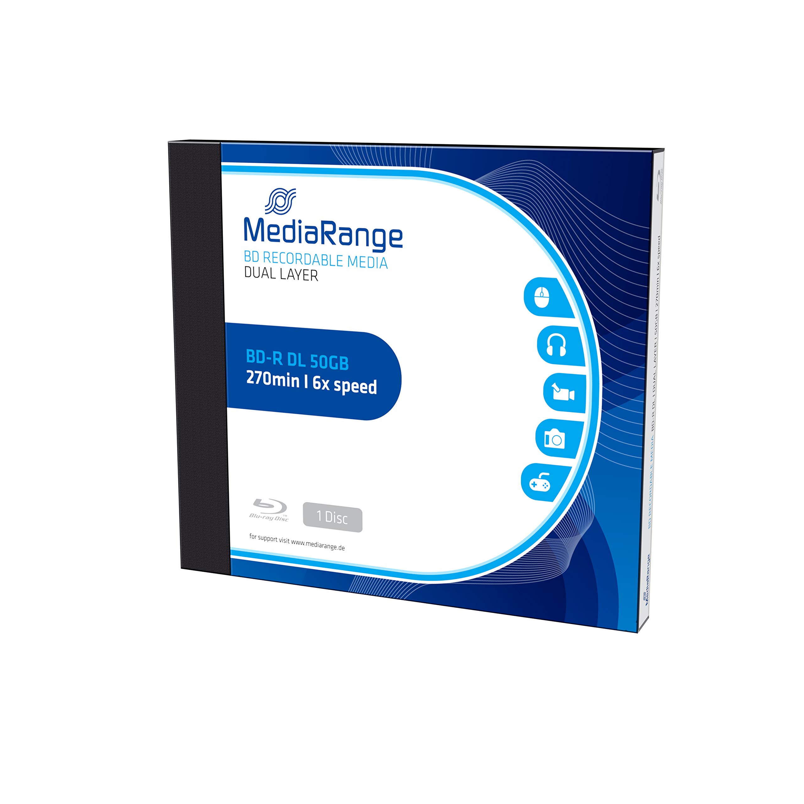 mediarange-bd-r-dl-50gb-6x-blu-ray-rohling-25er-pack-inkjet-bedruckbar image 6