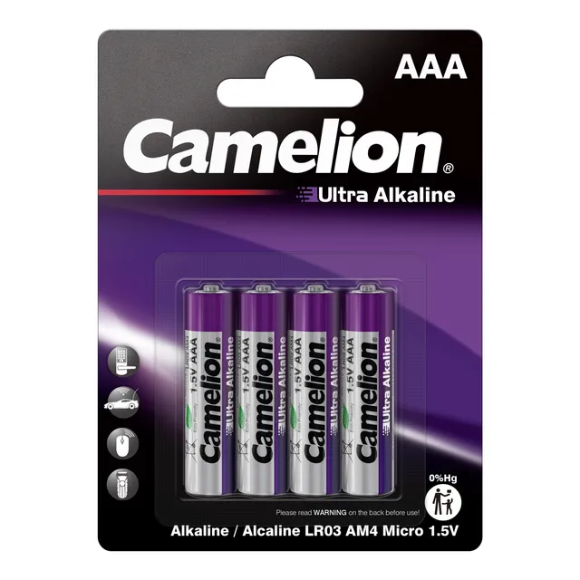 camelion-ultra-alkaline-aaa-batterien-lr03-4-st-ck image 1