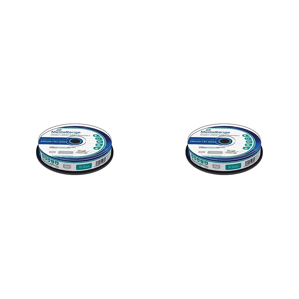 mediarange-dvd-r-dl-8-5gb-240min-25er-pack-8x-inkjet-bedruckbar image 4