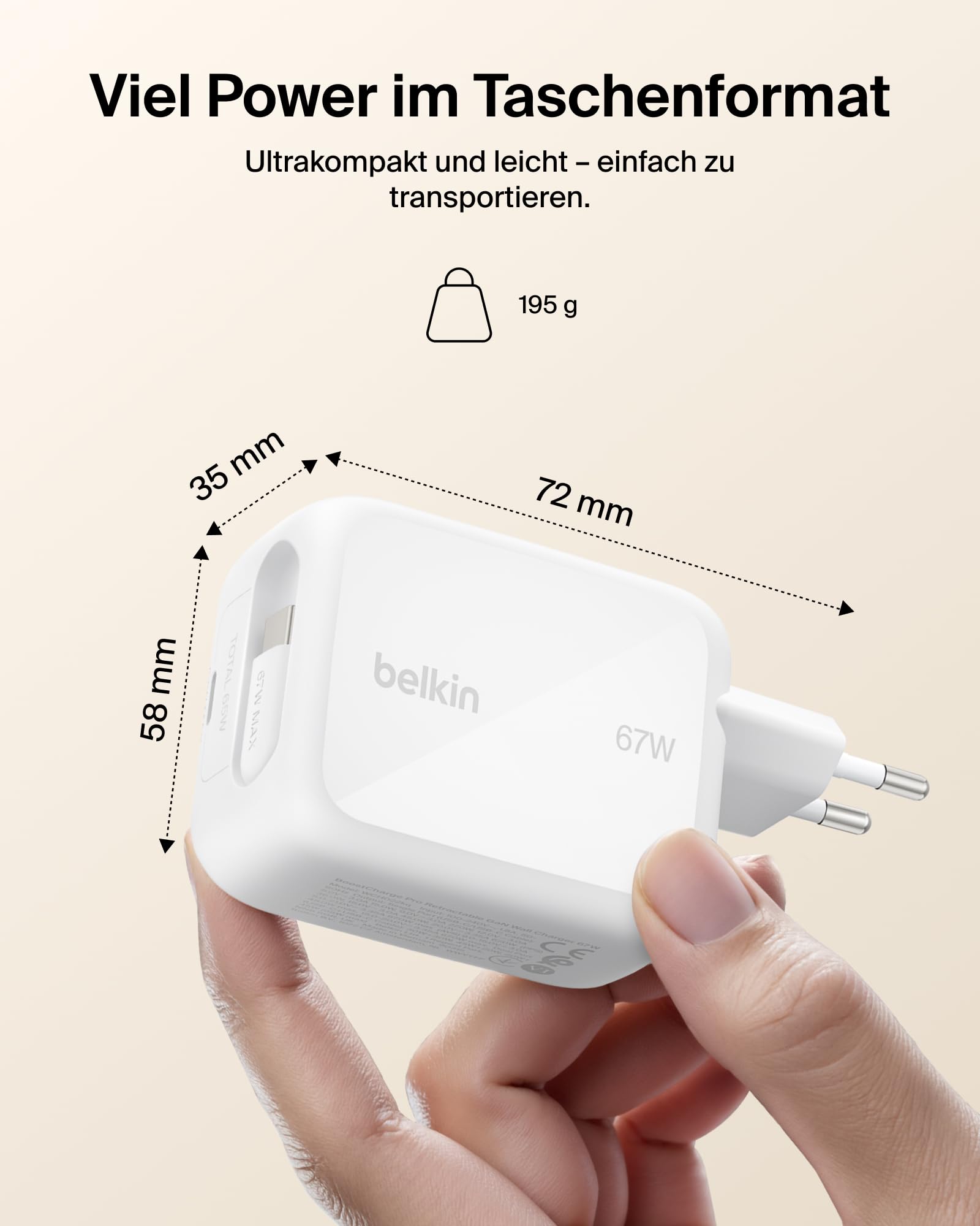 belkin-67w-gan-usb-c-ladeger-t-mit-einziehbarem-1m-kabel image 6